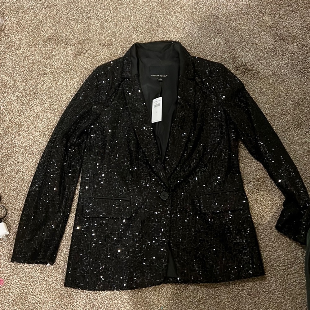 Banana Republic sequin blazer